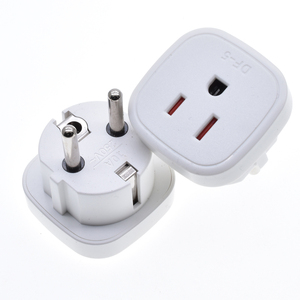 Adaptateur de prise américaine USA vers prise européenne Type E/F Adaptateur de prise Schuko Utilisation en Allemagne <span class=keywords><strong>France</strong></span> pour les chargeurs d'ordinateur portable et d'appareil photo - Product Image 4