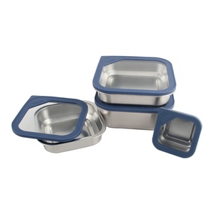 Lonchera Térmica de Acero Inoxidable 304 para Cocina, Lonchera de Acero Inoxidable con Tapa de Silicona - Product Image 2