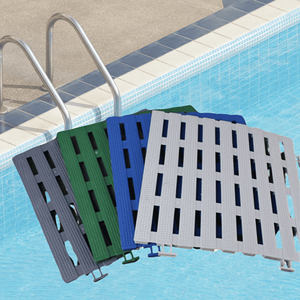 Piscina impermeabile antiscivolo per piscina, imbottitura per pavimento in <span class=keywords><strong>gomma</strong></span>, colla per <span class=keywords><strong>piscine</strong></span>, tappeto adesivo, in polipropilene, grata 30*30 - Product Image 1
