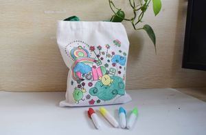 Sacs de courses en coton écologiques pour enfants, à personnaliser et à <span class=keywords><strong>colorier</strong></span> soi-même - Product Image 2