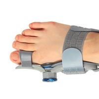 Séparateur d'orteils orthopédique réglable avec sangle en gel et bouton pour la correction et le soulagement de l'hallux valgus