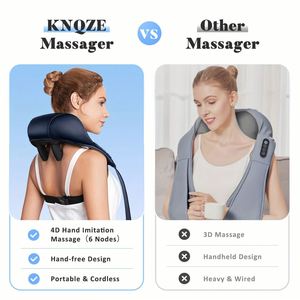 Ceinture de massage 3D chauffante pour le cou et les épaules – Soulagement des cervicales, des trapèzes et de la taille – Utilisation à domicile, au bureau ou en voiture - Product Image 5