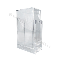 Petit distributeur d'acrylique transparent et personnalisé pour packs TCG