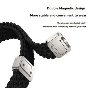 Correa de Reloj Elástica de Nailon de Lujo, Transpirable, con Hebilla Magnética y Banda Trenzada para iWatch Series 10 9 8 7 6 - Product Image 3