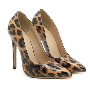 Tacones Mujer New Designer for Women <b>Shoes</b> Leopard Pointed Toe Ladies High Heels - Product Image 5