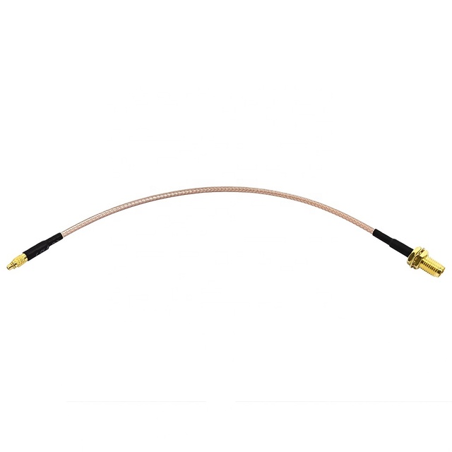 SMA Female Bulkhead to MMCX Male Adapter for RG316 Cable Assembly Panel FeedThrough for Wireless Module Test & R&D