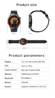Nouvelle conception, 3 paires de bracelets de montre, montres intelligentes Android à cadran rond, SK8 Mini, suivi de la forme physique sportive, AMOLED, montres intelligentes pour femmes
