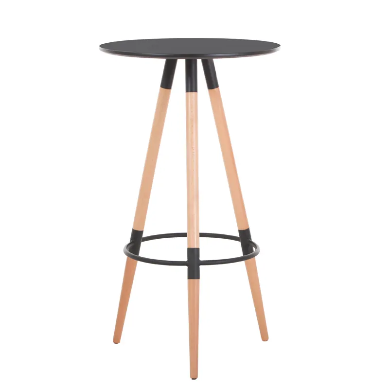 casual tables restaurant kitchen island home curved seat polypropylene pp plastic bar stool with wooden legs