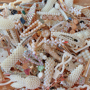 Horquilla de Metal coreana para mujer, accesorios para el cabello, horquilla de perla Ins, <span class=keywords><strong>Clip</strong></span> de <span class=keywords><strong>l</strong></span>ínea de diamantes de imitación, flequillo, <span class=keywords><strong>Clip</strong></span> lateral Bb - Product Image 3