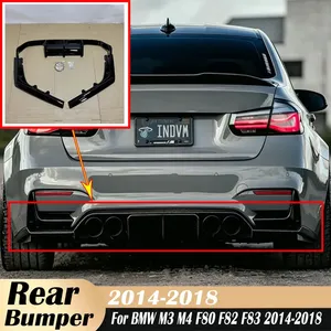 StarNav Spoiler de pare-chocs arrière pour M3 M4 F80 F82 F83 2014-2018, Lame inférieure, Diffuseur, Accessoires de tuning automobile - Product Image 3