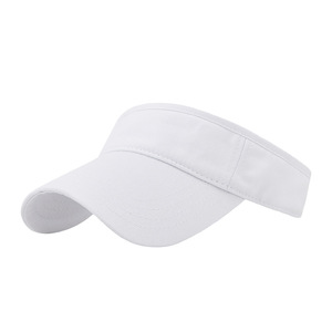 หมวกผ้าฝ้ายสีขาวป้องกันแสงแดดระบายอากาศได้กีฬากลางแจ้งหมวกลำลองสำหรับผู้ชายและผู้หญิง - Product Image 1