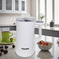 Mousseur à lait électrique en acier inoxydable de 350 ml avec arrêt automatique, design antidérapant, fonctionnement à une touche, contrôle de la température