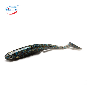 XINV Ttail pesca señuelo suave molde silicona plomo bloque pesca señuelo Real pato 110mm 7,3G americano importado señuelo suave - Product Image 3