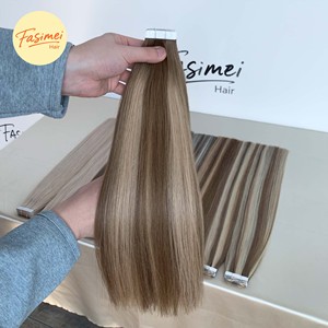 Extension per Capelli Tape-In di Alta Qualità, Installazione Rapida, Ipoallergeniche, Certificate CE RoHS ISO, Doppia Trama, 100% Capelli Umani - Product Image 2