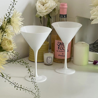 Ensemble de verres à vin écologiques Country Creative avec design résistant à la chaleur, forme triangulaire, capacité de 401 à 500 ml