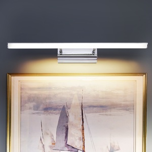 Modern Design <b>LED</b> Wall-Mounted Mirror <b>Vanity</b> Lamp IP44 Rated for Home Bathroom Living Room Bedroom Hotel Use Chrome Shade - Product Image 2