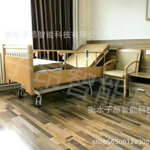 Cama de Hospital para Rehabilitación Cimai con Manivela Manual y Barandilla para Cuidado en el Hogar - Product Image 4