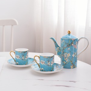 Juego de Té de Porcelana Fina de 18 Piezas para Café y Té de la Tarde, Ideal para el Hogar y Hoteles, para Regalo - Product Image 1