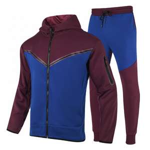 ชุดวอร์มผู้ชายแบบมีฮู้ดผ้าฝ้าย 100% สำหรับฤดูหนาว ออกแบบเองได้ สวมใส่สบาย เหมาะสำหรับวิ่งออกกำลังกาย เล่นกีฬา ระบายอากาศได้ดี สำหรับการฝึกซ้อมวิ่ง ปี 2026 - Product Image 1