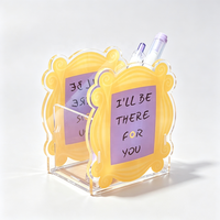 Porte-stylo en acrylique personnalisé à faire soi-même avec impression UV, style dessin animé, organisateur de bureau en acrylique à assembler, puzzle, cadeau promotionnel, logo