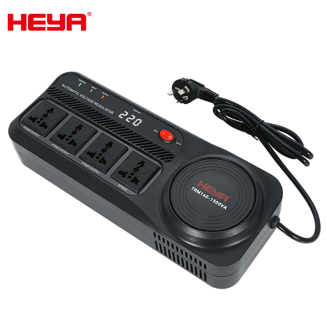 Compact 1500VA Voltage Stabilizer for Home Use: 220V Positive Voltage Regulator for Single Phase AC