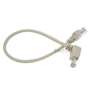 Câble <span class=keywords><strong>Ethernet</strong></span> coudé à 90 degrés du fabricant, connecteur réseau RJ45, cordon de raccordement CAT5 - Product Image 2