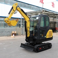 Pelle à saisir haute efficacité pelle pelleteuse sur chenilles pelle compacte mini