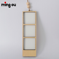 Grosir Pabrik ornamen Strip foto Natal cetakan khusus/ukuran 3 lapis sublimasi MDF ornamen bingkai foto kayu