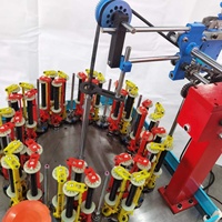Machine de tressage de corde en nylon d'approvisionnement d'usine machine de tressage de manchon en nylon prix de machine de tressage