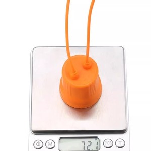 Douille de suspension étanche en plastique orange E27 avec cordon pour usage extérieur - Product Image 4