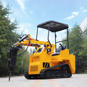 Asiento del operador para minicargadora de orugas (cargadora frontal de troncos) de gran venta |   Motor Reemplazable de 23 HP |   Radio de Giro Corto | - Product Image 1