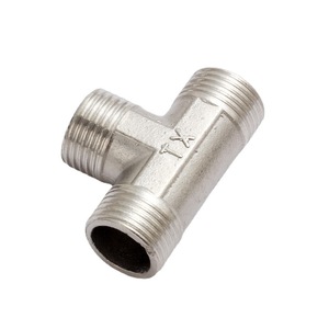 Raccord en T en acier inoxydable avec filetage mâle 1/2 pouce pour connexion de tuyauterie de plomberie - Product Image 5