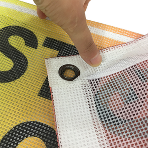 Pancarta de vinilo de red gigante Pancarta de vinilo de red reutilizable permeable al viento para envoltura de barrera - Product Image 3