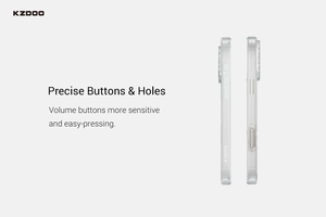 Kzdoo người giám hộ cho iPhone 16 Pro Max New TPU + PC pha lê rõ ràng điện thoại trường hợp IP16 cộng với 15 14 13 12 11 sốc-proof điện thoại trường hợp - Product Image 4