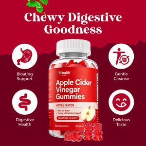 Gummies ACV certifiées GMP aux États-Unis, Vinaigre de cidre de pomme biologique avec la mère 2000mg, Keto B12, Détox, Métabolisme, Perte de poids, Végétalien - Product Image 3