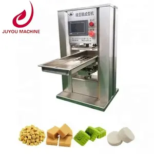 mini automatic korean rice cake dog hard biscuits choux puff pastry dough cutter flattening moulder making machine