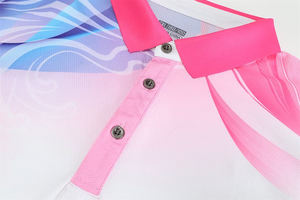 ชุดยูนิฟอร์มเล่นปิงปองสำหรับผู้ชายและผู้หญิง,เสื้อยืดทีมแบดมินตันสำหรับใส่วิ่งเล่นกีฬาตกปลา - Product Image 5