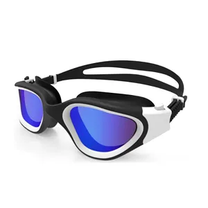Ucuz yarış yüzme gözlükleri toptan özel kauçuk kaplama çerçeve gözlük yüzme