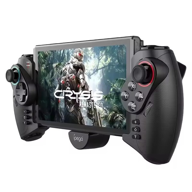 PG-SW777 Retractable Joystick for Nintendo Switch/ Switch OLED Gamepad Controller Mechanical Buttons With Colorful Lighting