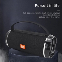 T&G TG116C untuk Speaker Nirkabel 5.3 USB AUX Portabel Subwoofer Luar Ruangan Daya Tahan Baterai 3-5 Jam Plastik Audio Dua Arah 5-10W