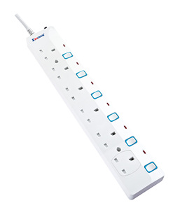 Cables de Alimentación y Extensión de Uso Generalizado Mundial con Conector Hembra <span class=keywords><strong>IEC</strong></span> y Conector Macho BS, Interruptor Individual, Enchufe UK, Carcasa de PC/PP Completa - Product Image 5