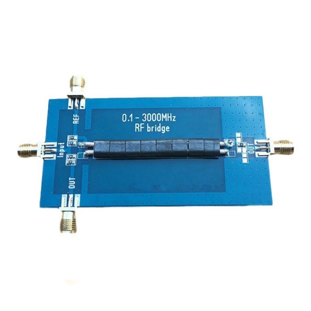 OKYN-G6345 RF Power & SWR Meter Bridge 0.1-3000MHz Standing Wave Bridge for Antenna Analyzer and Transmitter Testing