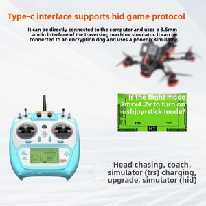 Télécommande bidirectionnelle WFLY ET08A 2,4 GHz 8 canaux avec récepteur pour drone FPV et simulateur d'avion modèle - Product Image 3