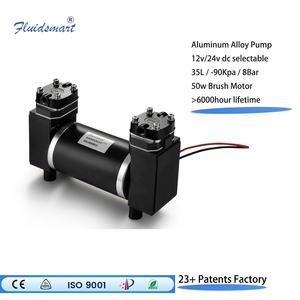 Arp12dc12p 30lpm משאבת גז ואקום כפול משאבת גז קטנה בלחץ גבוה משאבת אוויר מיקרו עבור תעשיית אוטומציה - Product Image 2