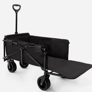 Carrito de camping plegable de 4 ruedas Chihu, carrito de almacenamiento con capacidad de 225 lb, carrito de mano metálico para uso en campamentos y picnics. - Product Image 2