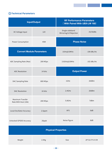 Hiệu suất cao SDR đài phát thanh 2 TX/RX kênh RF DC 6GHz 160 MHz, 2 SFP + 1 PCIe usrp X310 Hoàn toàn tương thích với ettus X310 - Product Image 6