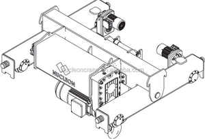 Katrol tali kawat listrik tipe Eropa 5/10/20 Ton dengan troli-CE bersertifikat Double Girder Crane <span class=keywords><strong>Hoist</strong></span>, langsung pabrik Cina - Product Image 3
