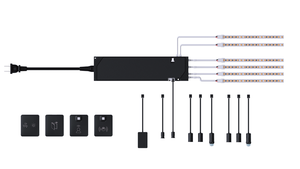 Interrupteur universel sans fil 2,4 GHz rechargeable de 2e génération avec capteur PIR double touche pour éclairage de porte d'armoire, contrôle intelligent de la maison, 5 m - Product Image 6