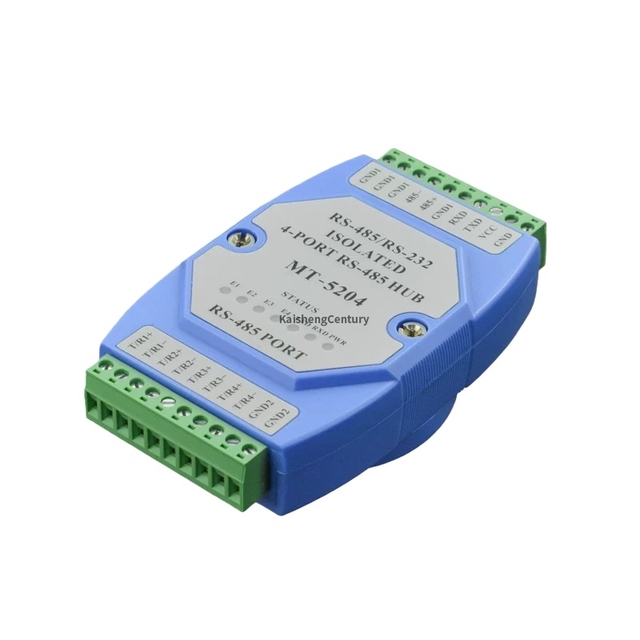 Industrial-grade optical-isolated RS485 hub