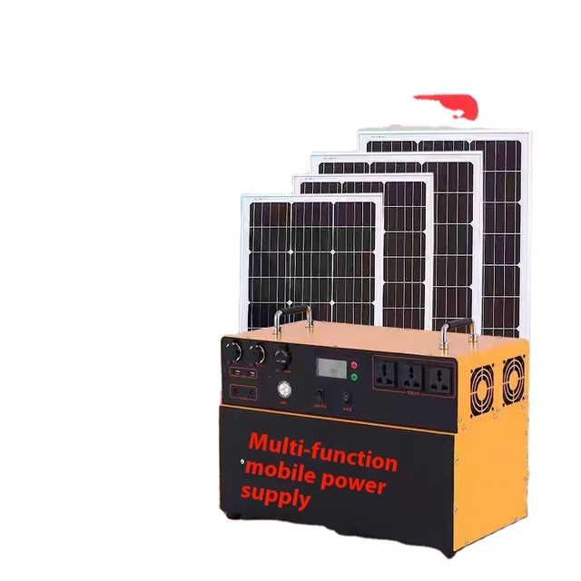 HFH 220V Complete Mobile Lithium Power Storage System All-In-One Outdoor Household Solar Power Portable Power Station